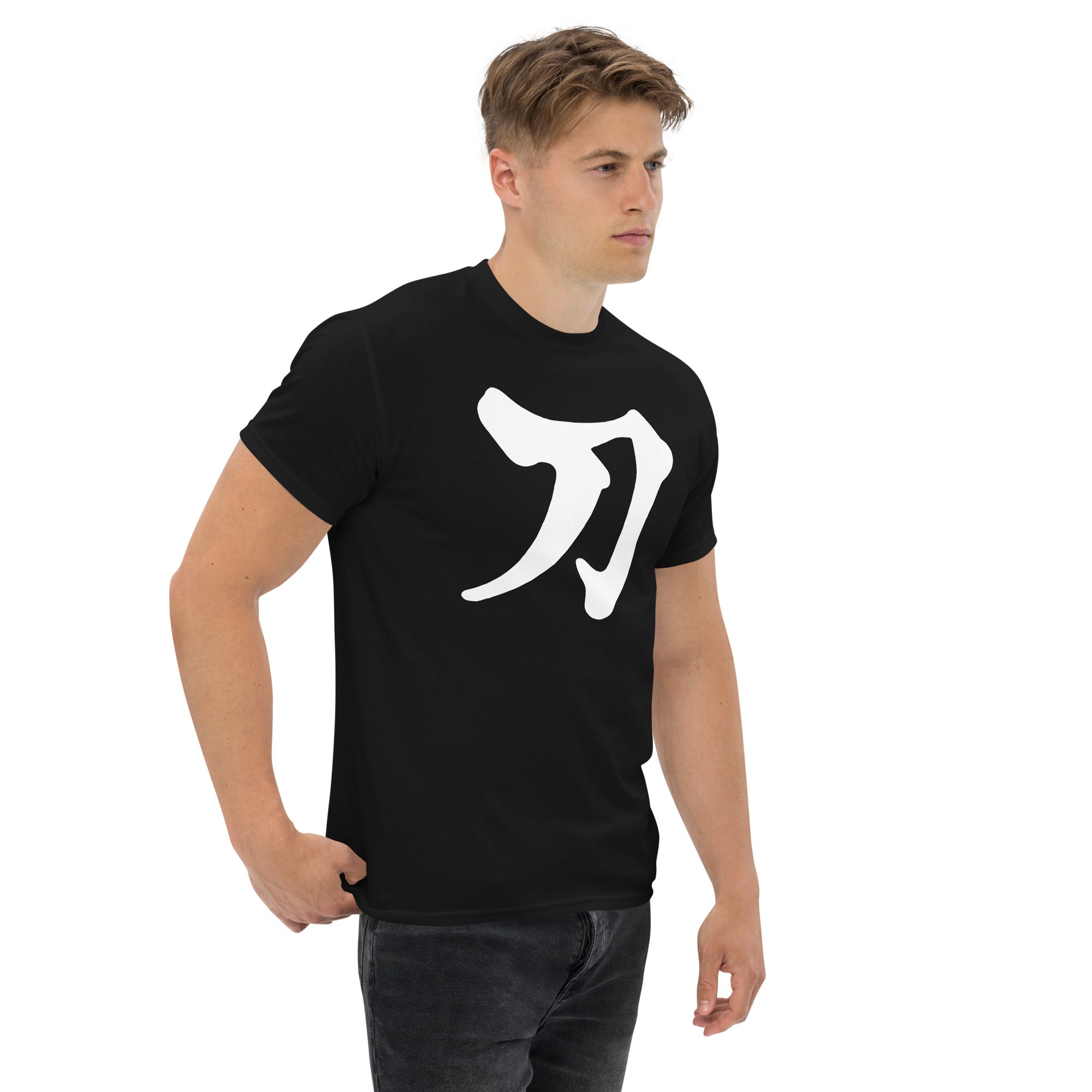 Sword Japanese Kanji Symbol Letter Short Sleeve T-Shirt