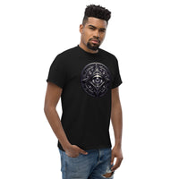 Illuminati All-Seeing Eye design on unisex T-shirt, right-front view