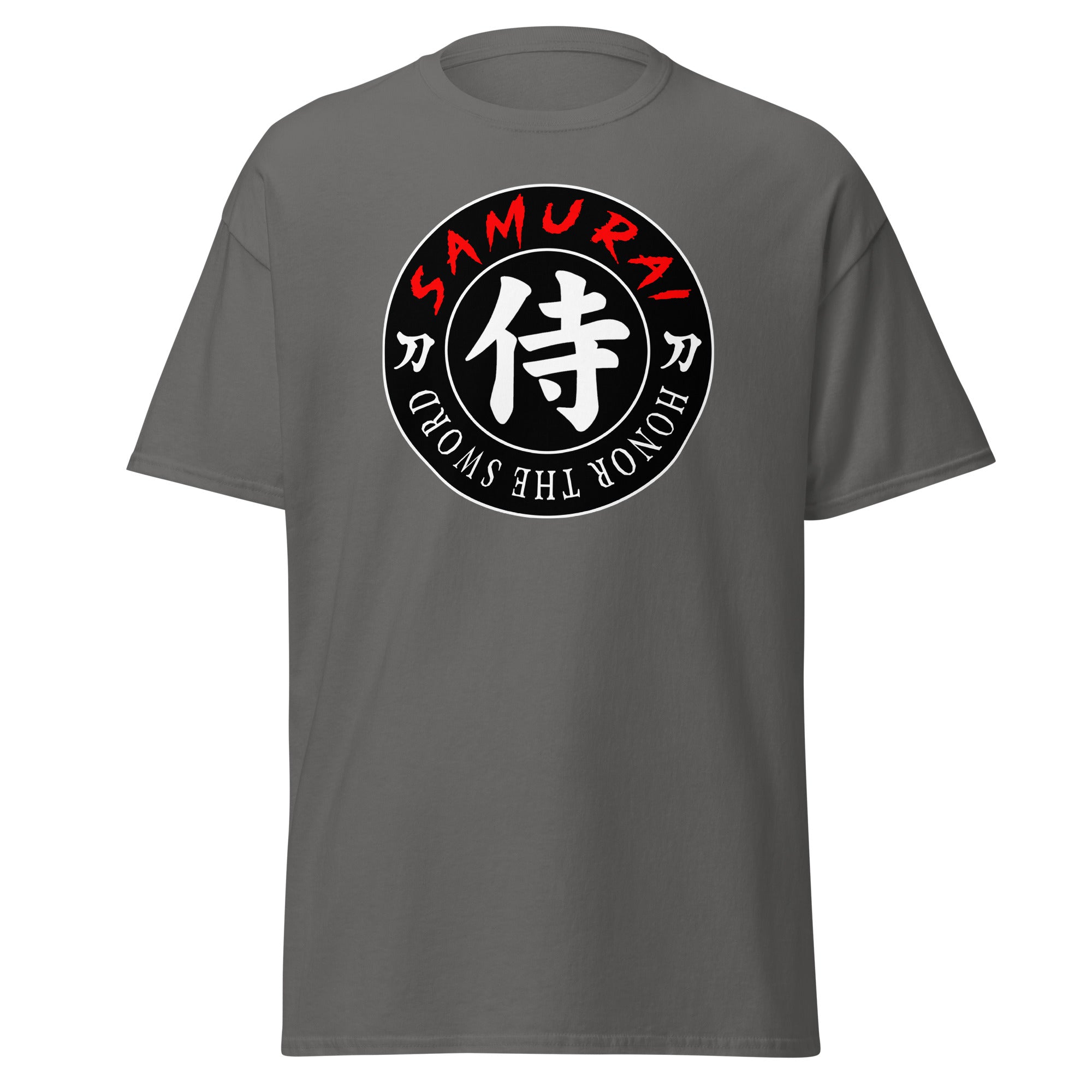 Samurai Honor the Sword Japanese Kanji Symbol Short Sleeve Shirt