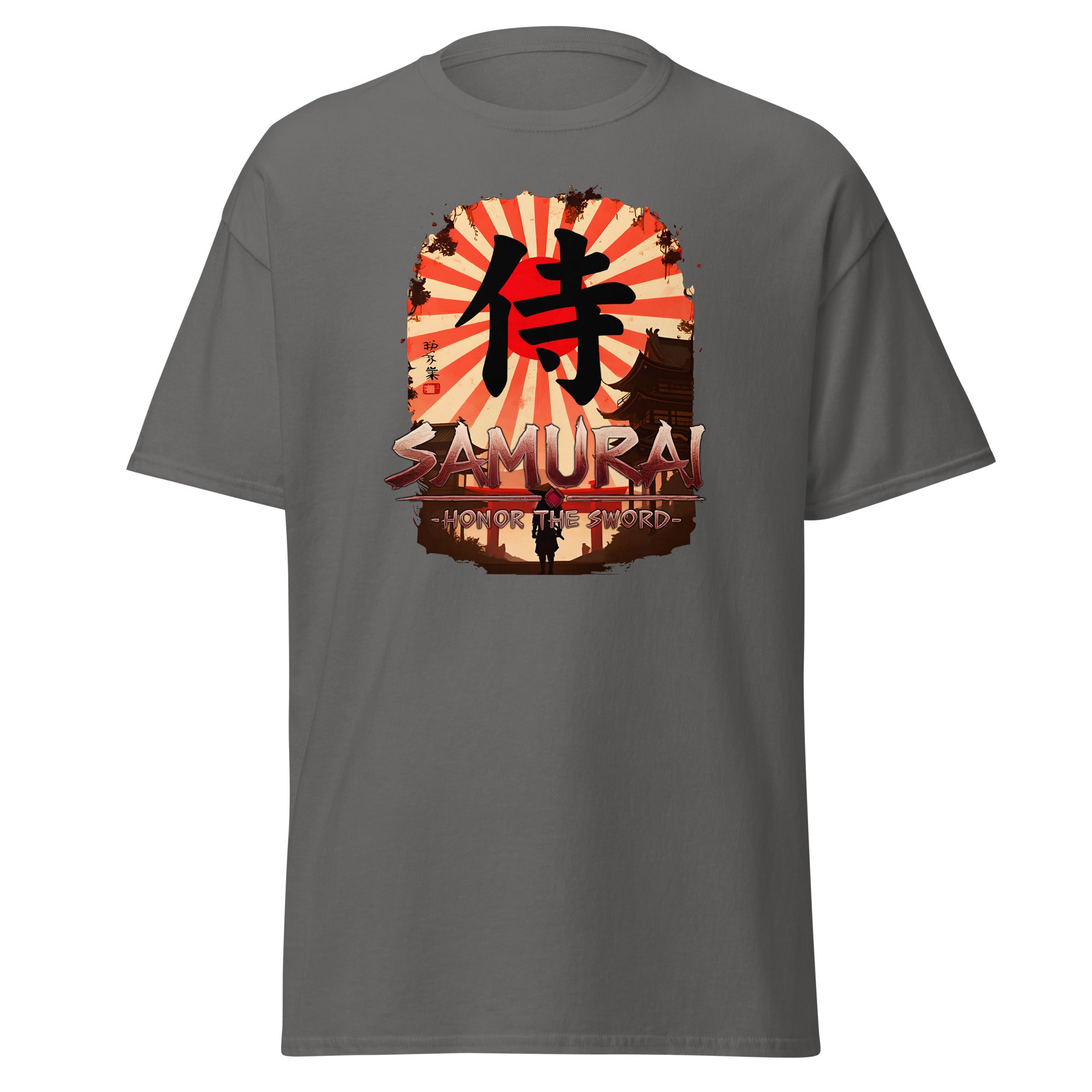 Anime Samurai Warrior Honor The Sword Short Sleeve Shirt