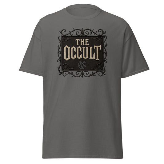 The Occult design on unisex T-shirt, front view