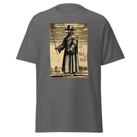 Plague Doctor 1334 design on unisex T-shirt, front view