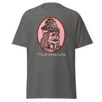 Vlad the Impaler design on unisex T-shirt, front view