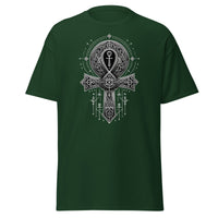 Ankh Egyptian Symbol design on unisex T-shirt, front view