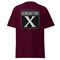Gen X Retro Shirt design on unisex T-shirt, front view