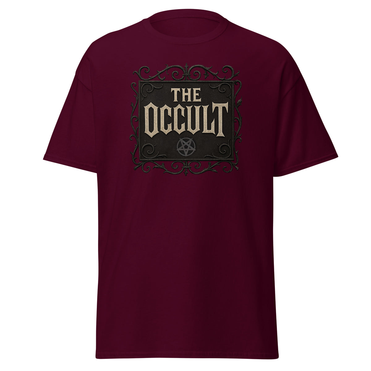 The Occult design on unisex T-shirt, front view