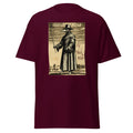 Plague Doctor 1334 design on unisex T-shirt, front view