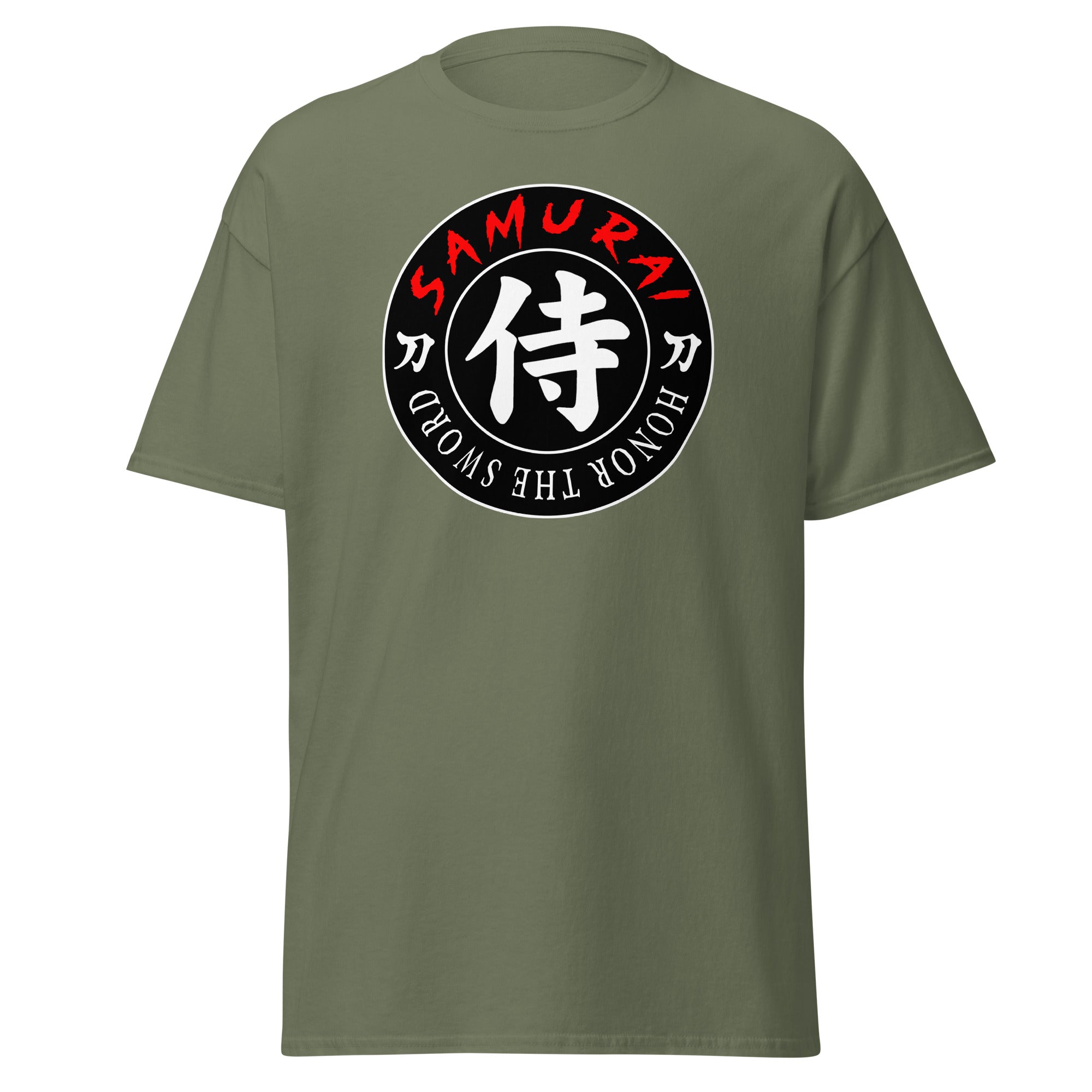 Samurai Honor the Sword Japanese Kanji Symbol Short Sleeve Shirt