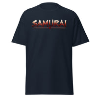 Samurai Warrior design on unisex T-shirt, front view
