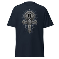 Ankh Egyptian Symbol design on unisex T-shirt, front view
