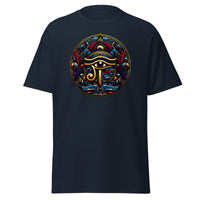 Eye of Ra Egyptian Symbol design on unisex T-shirt, front view