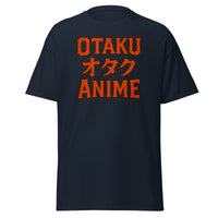 Otaku オタク Anime design on unisex T-shirt, front view