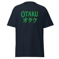 Otaku オタク design on unisex T-shirt, front view