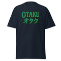 Otaku オタク design on unisex T-shirt, front view