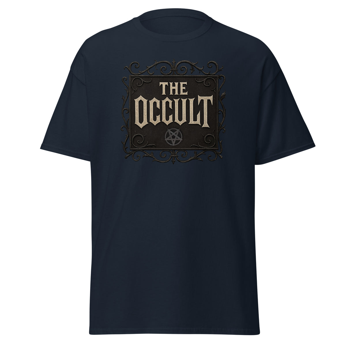 The Occult design on unisex T-shirt, front view