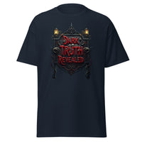 Dark Truth Revealed True Crime design on unisex T-shirt, front view