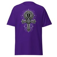 Ankh Egyptian Symbol design on unisex T-shirt, front view