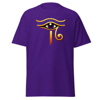 Eye of Ra Sun God design on unisex T-shirt, front view