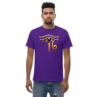 Eye of Ra Sun God design on unisex T-shirt, front view