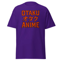 Otaku オタク Anime design on unisex T-shirt, front view