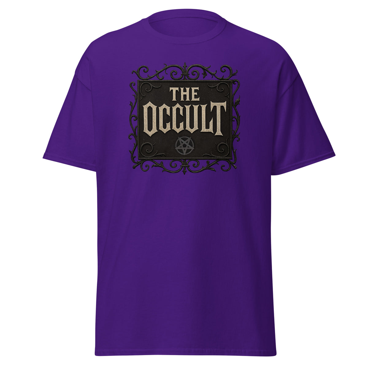 The Occult design on unisex T-shirt, front view