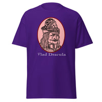 Vlad the Impaler design on unisex T-shirt, front view