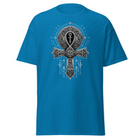 Ankh Egyptian Symbol design on unisex T-shirt, front view
