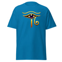 Eye of Ra Sun God design on unisex T-shirt, front view