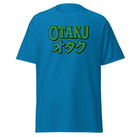 Otaku オタク design on unisex T-shirt, front view