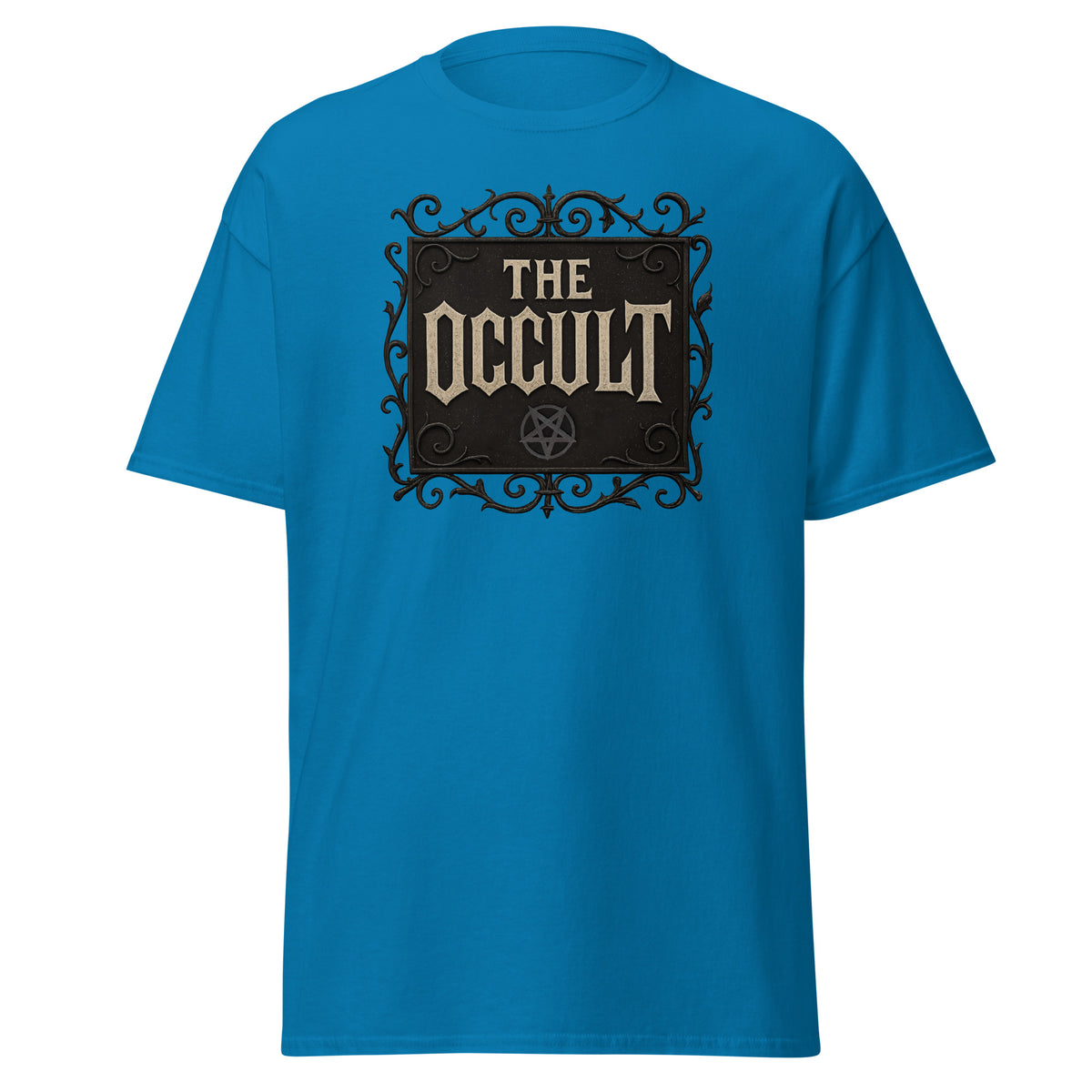 The Occult design on unisex T-shirt, front view