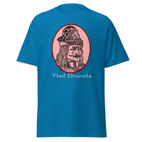 Vlad the Impaler design on unisex T-shirt, front view