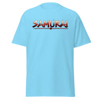Samurai Warrior design on unisex T-shirt, front view