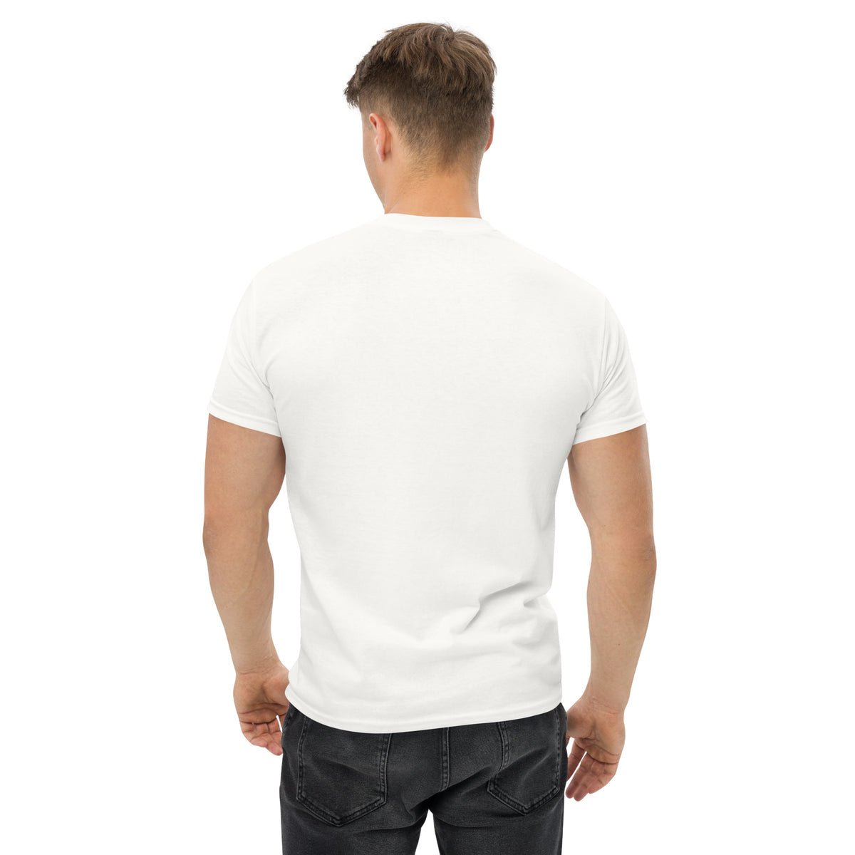 Unisex T-shirt, back view