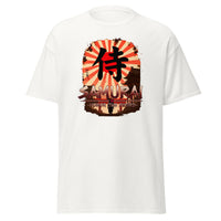 Samurai Honor the Sword design on unisex T-shirt, front view