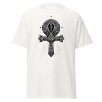 Ankh Egyptian Symbol design on unisex T-shirt, front view