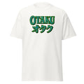 Otaku オタク design on unisex T-shirt, front view