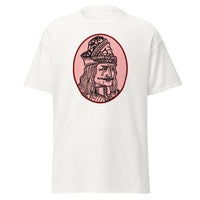 Vlad the Impaler design on unisex T-shirt, front view