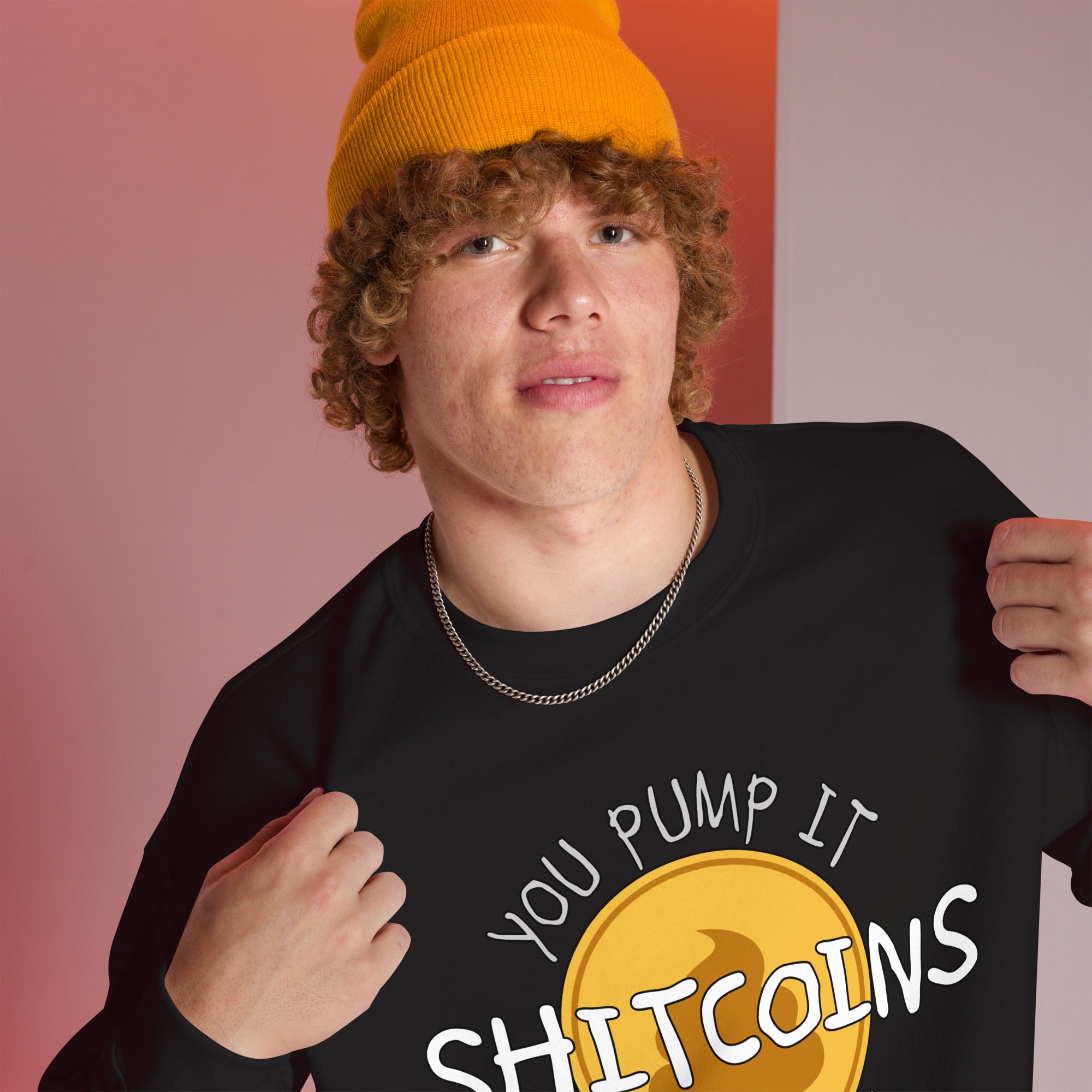 Shitcoins Pump and Dump Crypto Meme Coins Sweatshirt Long Sleeve Pullover