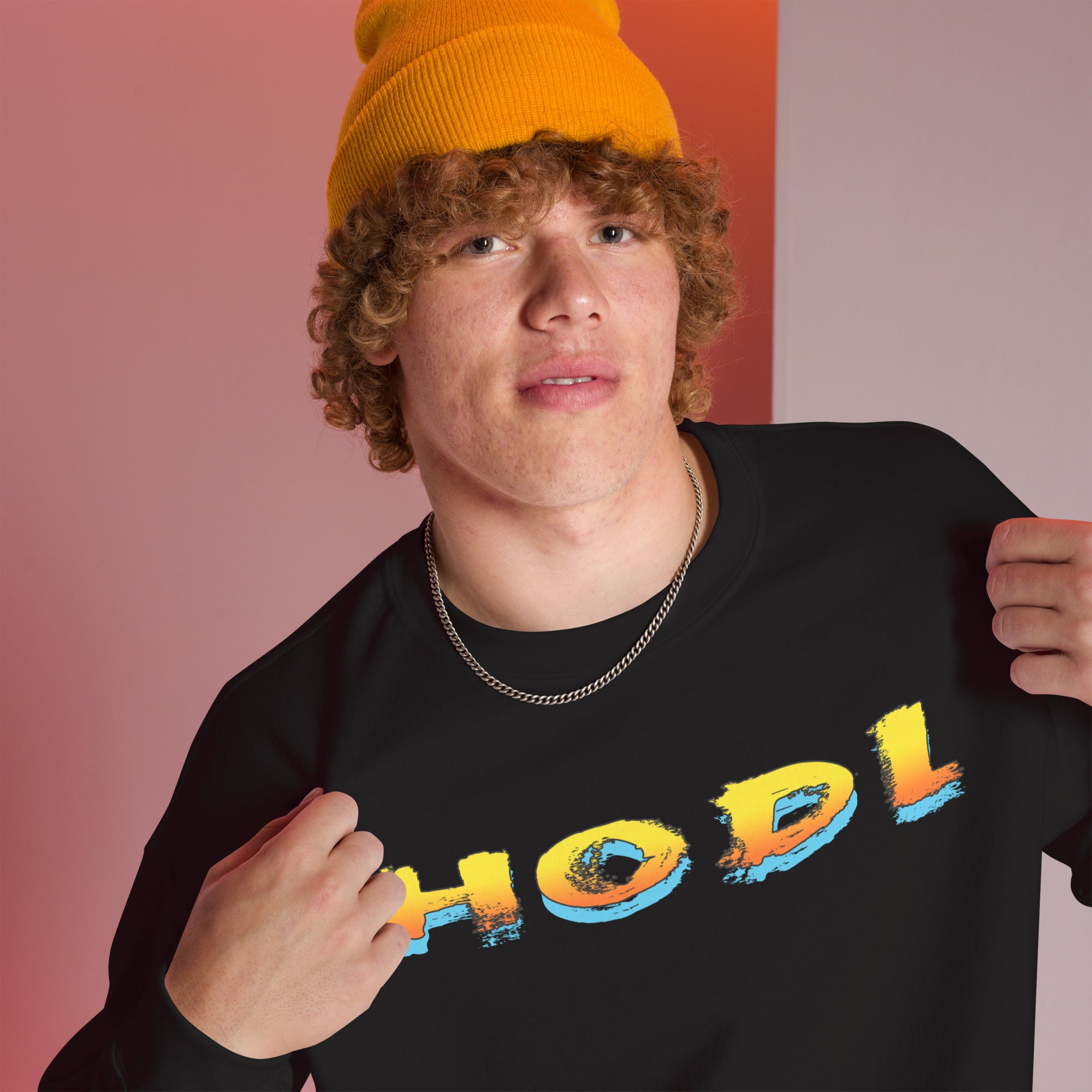 HODL Diamond Hands Your Crypto Bitcoin Sweatshirt Long Sleeve Pullover