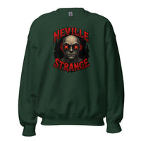 Neville Strange Future Corpses design on unisex crewneck sweater, front view