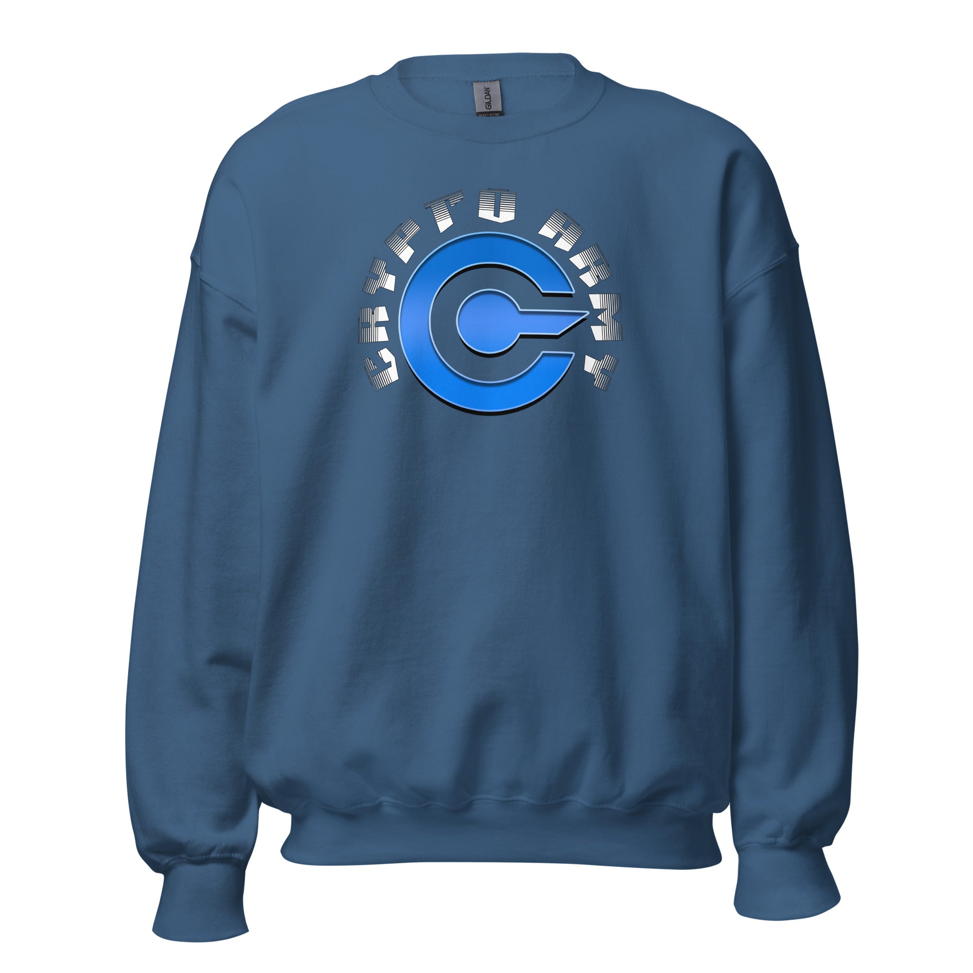 Crypto Army Strong Cryptocurrency Symbol Sweatshirt Long Sleeve Pullover