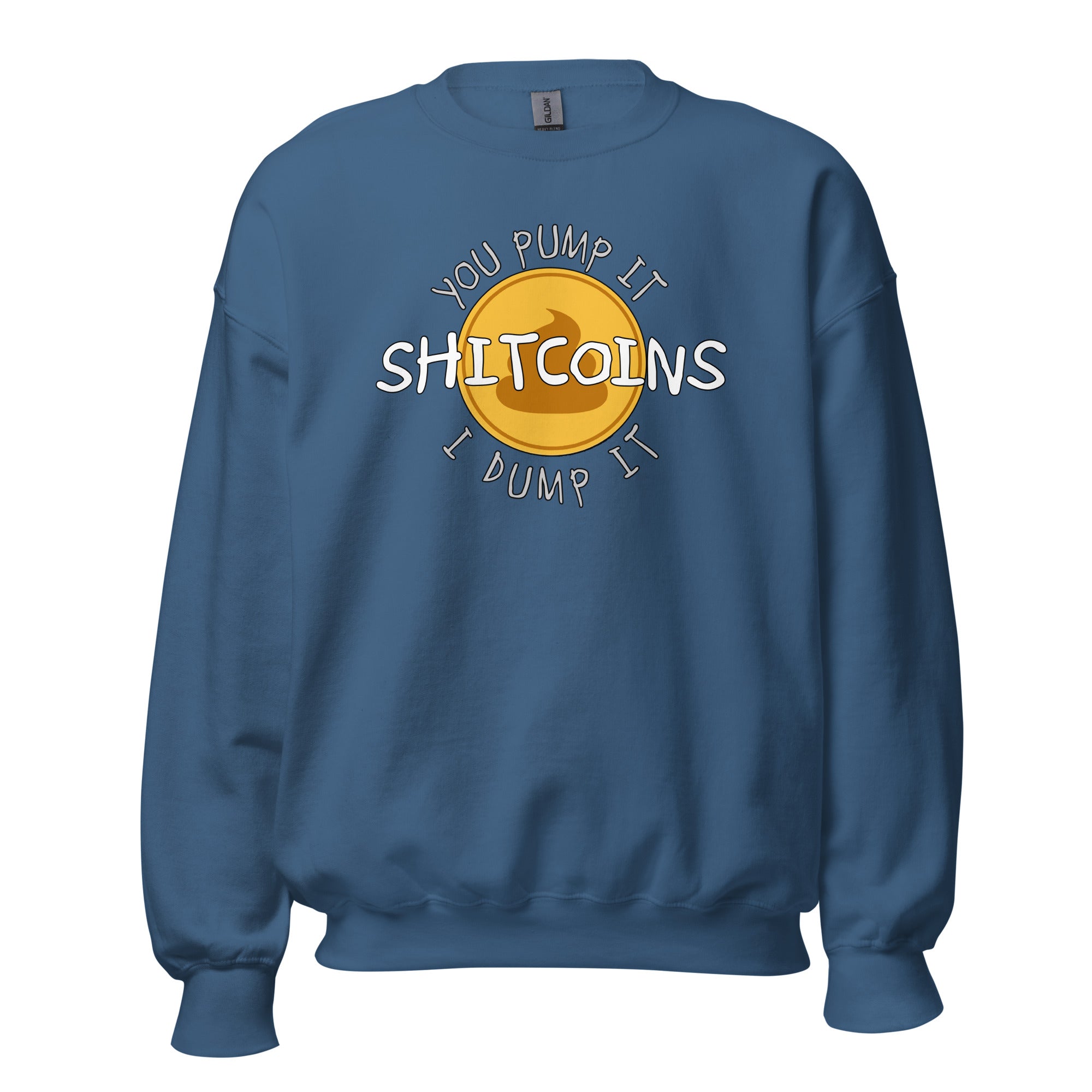 Shitcoins Pump and Dump Crypto Meme Coins Sweatshirt Long Sleeve Pullover