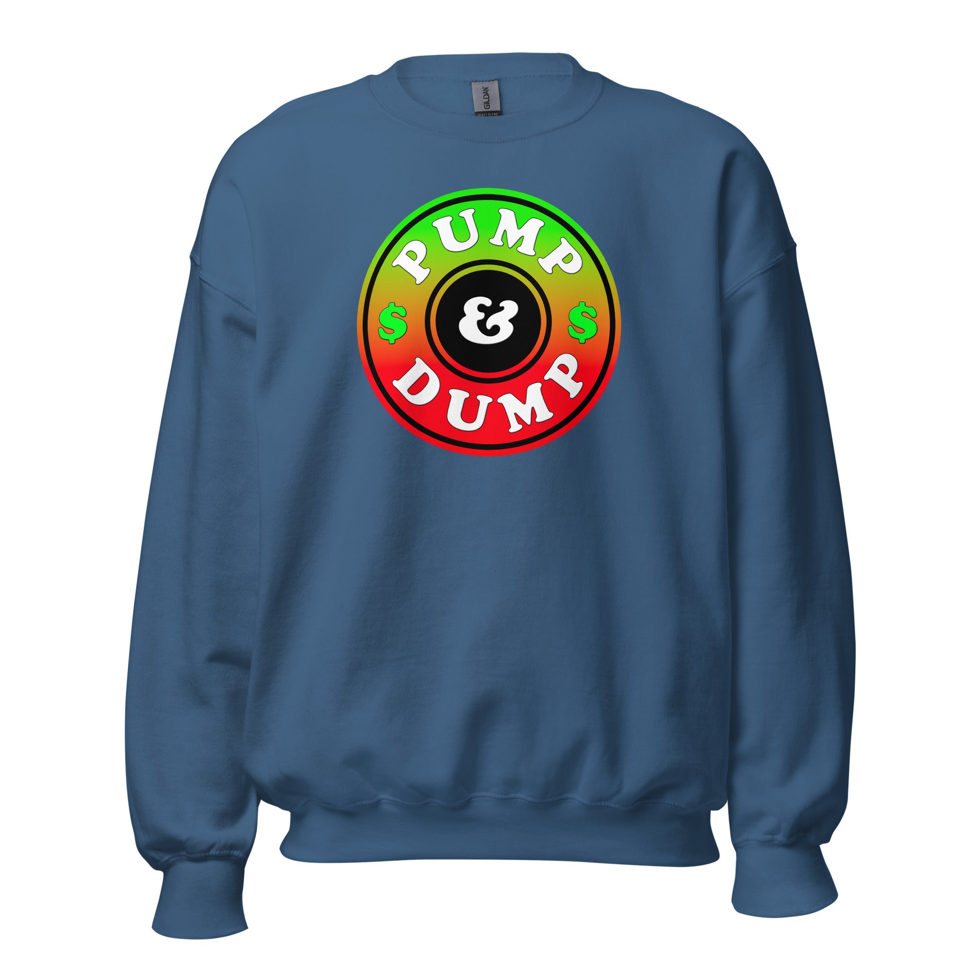 Pump and Dump Crypto Tokens Meme Coins Sweatshirt Long Sleeve Pullover