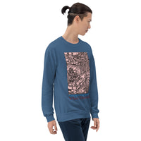 Feast of the Impaler design on unisex crewneck sweater, right-front view
