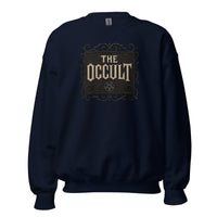 The Occult design on unisex crewneck sweater, front view