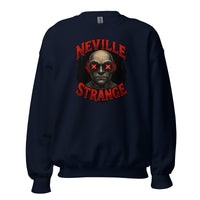 Neville Strange Future Corpses design on unisex crewneck sweater, front view