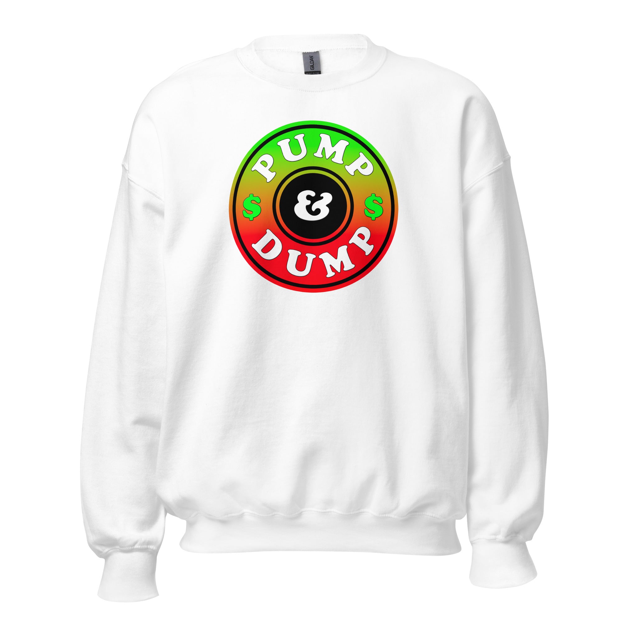 Pump and Dump Crypto Tokens Meme Coins Sweatshirt Long Sleeve Pullover