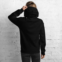 Unisex heavy-blend hoodie, back view