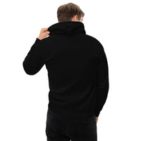 Unisex heavy-blend hoodie, back view