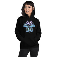 Paranormal Ghost Mom design on unisex hoodie, front view